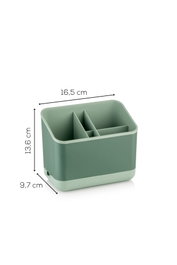 Hermia 2LIBNM-8052 Organizadores Plástico Verde 2 Piezas 16.5x10x14cm